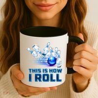 This Is How I Roll Bowling Cool Gift Coffee Mug thumb 3