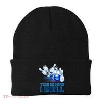This Is How I Roll Bowling Cool Gift Beanie thumb 0