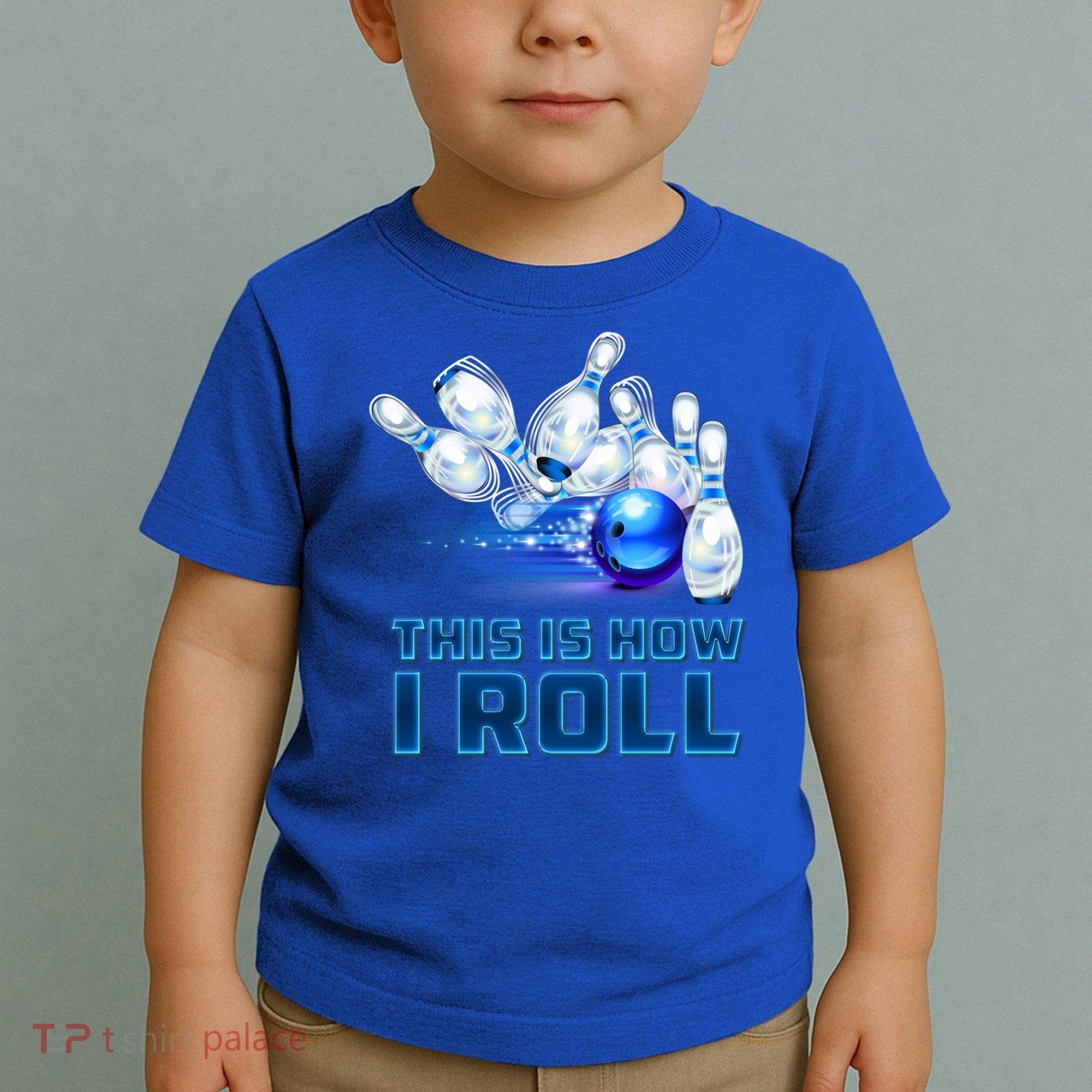 This Is How I Roll Bowling Cool Gift Toddler T-Shirt