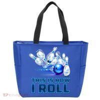 This Is How I Roll Bowling Cool Gift Tote Bag thumb 0
