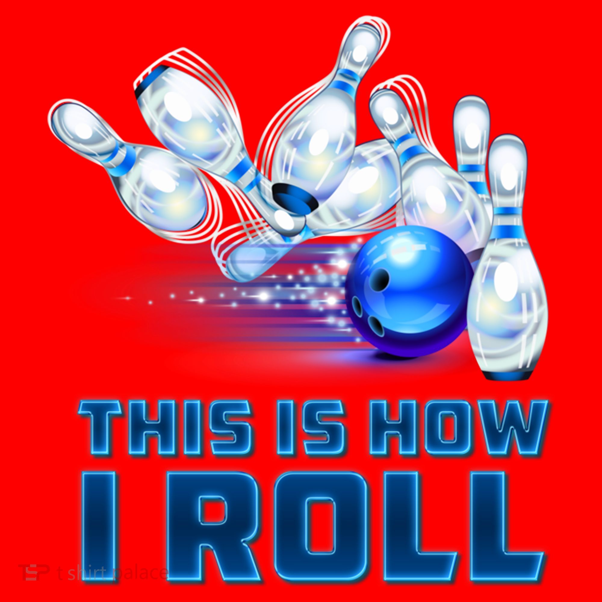 This Is How I Roll Bowling Cool Gift Santa Hat