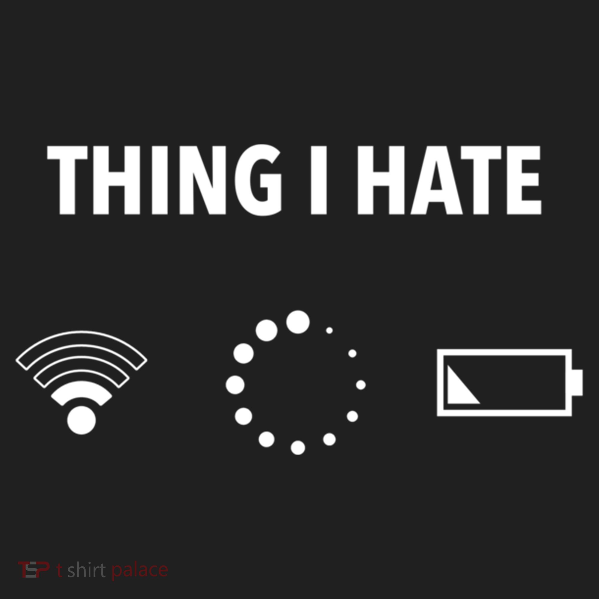 Things I Hate Gift Funny Computer Gamers Nerds And Geeks Gift Golf Towel
