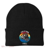 This Is How I Roll Train Funny Locomotive & Railroad Lover Beanie thumb 0