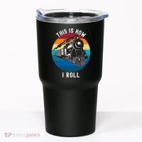 This Is How I Roll Train Funny Locomotive & Railroad Lover Tumbler thumb 0