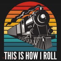 This Is How I Roll Train, Funny Locomotive & Railroad Lover Women's Hoodie thumb 2