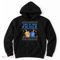 This Is How I Roll Dreidel Chanukah Ugly Hanukkah Sweater  Hoodie thumb 0