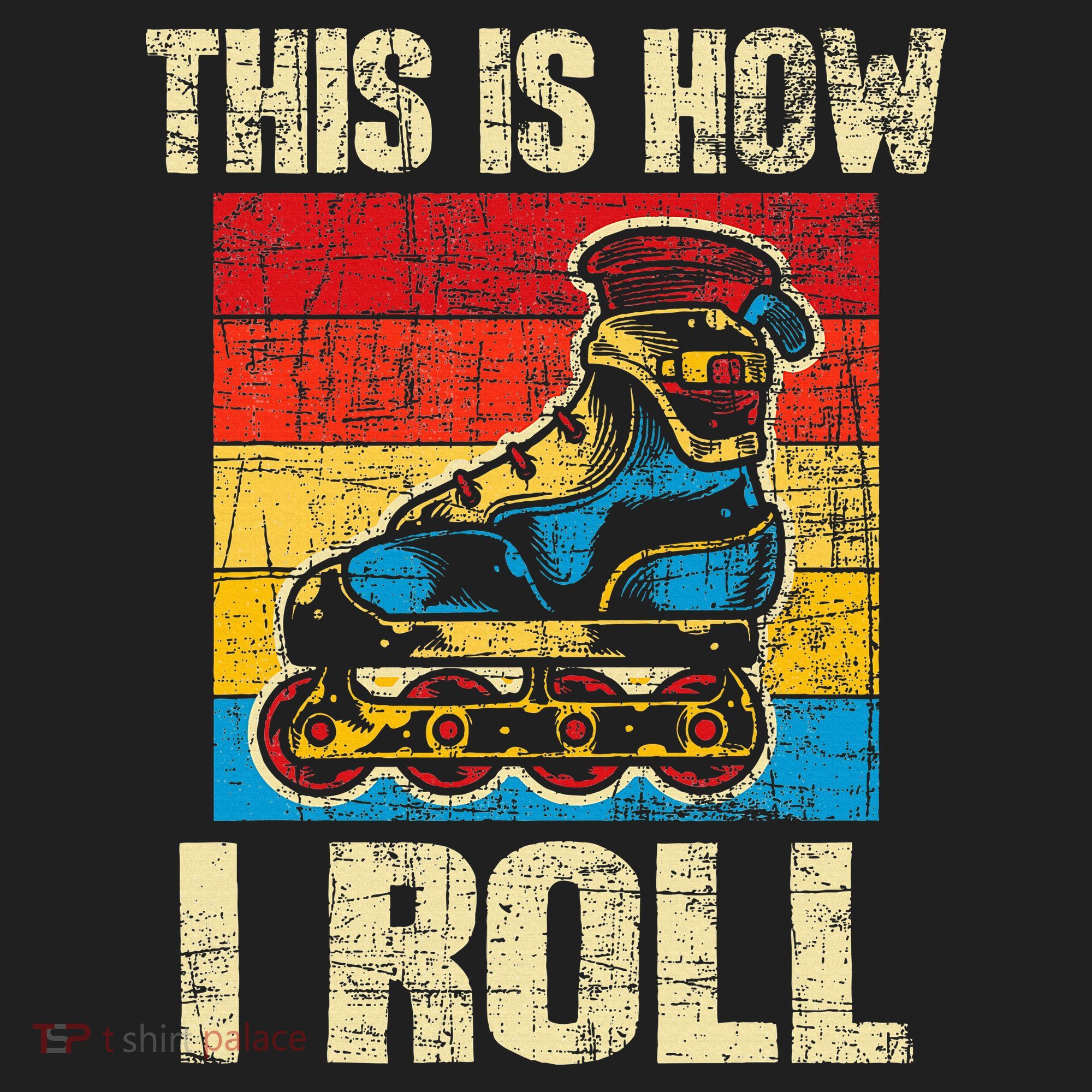 This Is How I Roll Rollerblades Skater Inline Skating Women's Sweatshirt