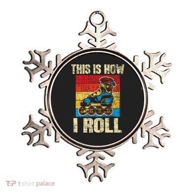 This Is How I Roll Rollerblades Skater Inline Skating Ornament