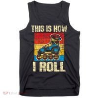 This Is How I Roll Rollerblades Skater Inline Skating Tank Top thumb 0