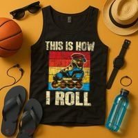 This Is How I Roll Rollerblades Skater Inline Skating Tank Top thumb 4