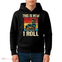This Is How I Roll Rollerblades Skater Inline Skating Kids Hoodie thumb 4