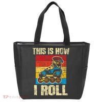 This Is How I Roll Rollerblades Skater Inline Skating Tote Bag thumb 0