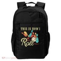 This Is How I Roll Retro Bowling Lover Funny Bowler Gifts Backpack thumb 0