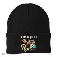 This Is How I Roll Retro Bowling Lover Funny Bowler Gifts Beanie thumb 0