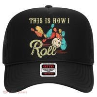 This Is How I Roll Retro Bowling Lover Funny Bowler Gifts Hat thumb 0