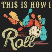 This Is How I Roll Retro Bowling Lover Funny Bowler Gifts Hat thumb 2