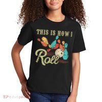 This Is How I Roll Retro Bowling Lover Funny Bowler Gifts Kids T-Shirt thumb 2