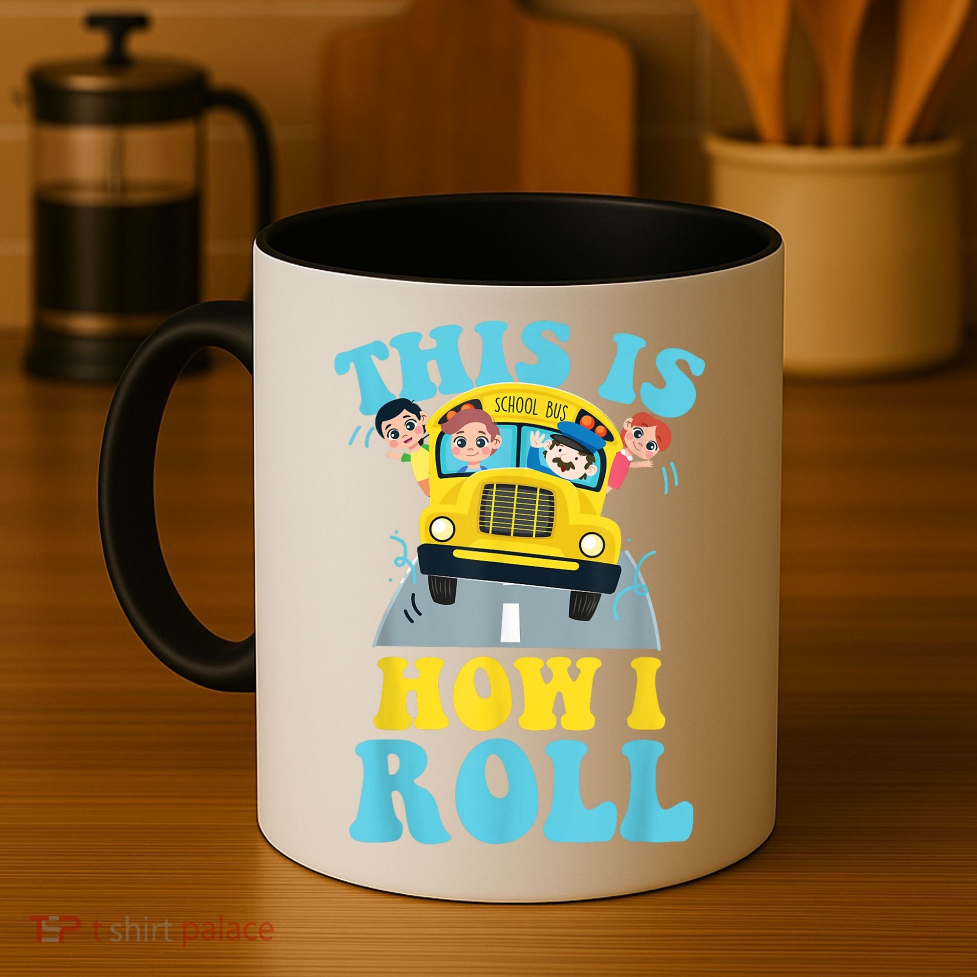 This Is How I Roll School Bus Driver Appreciation Coffee Mug