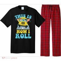 This Is How I Roll School Bus Driver Appreciation Pajama Set thumb 0