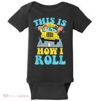 This Is How I Roll School Bus Driver Appreciation Baby Bodysuit thumb 0