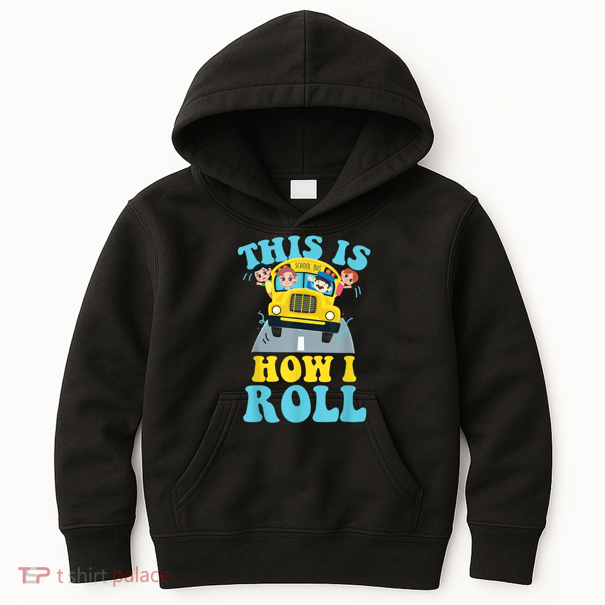 This Is How I Roll School Bus Driver Appreciation Kids Hoodie
