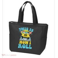 This Is How I Roll School Bus Driver Appreciation Tote Bag thumb 3