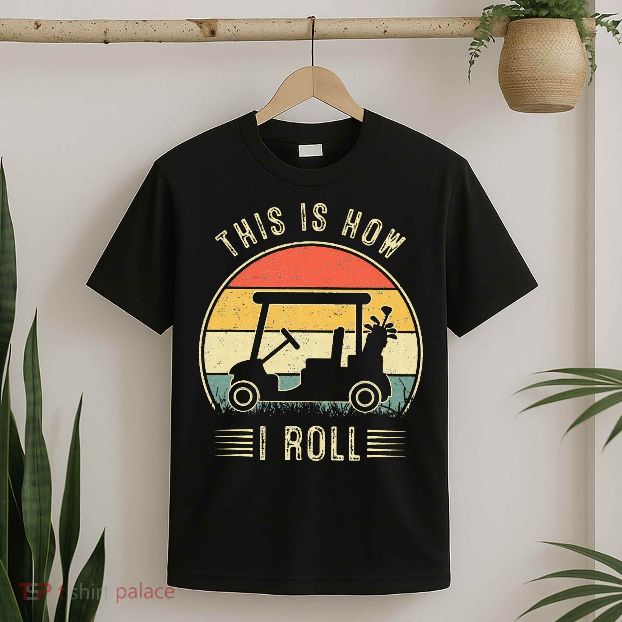 This Is How I Roll Golf Cart Funny Golfers T-Shirt
