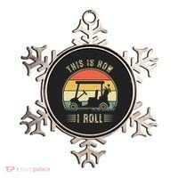 This Is How I Roll Golf Cart Funny Golfers Ornament thumb 0