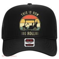 This Is How I Roll Golf Cart Funny Golfers Hat thumb 0