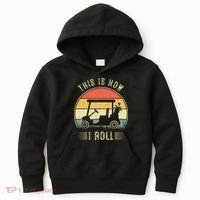This Is How I Roll Golf Cart Funny Golfers Kids Hoodie thumb 0