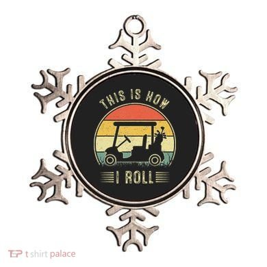 This Is How I Roll Golf Car Funny Golfers Ornament