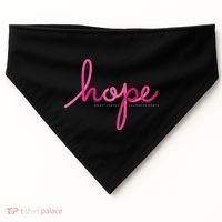 There is Hope for Breast Cancer Awareness Month USA-Made Doggie Bandana thumb 0