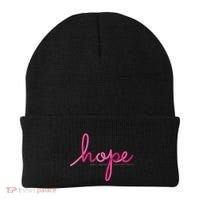 There is Hope for Breast Cancer Awareness Month Beanie thumb 0