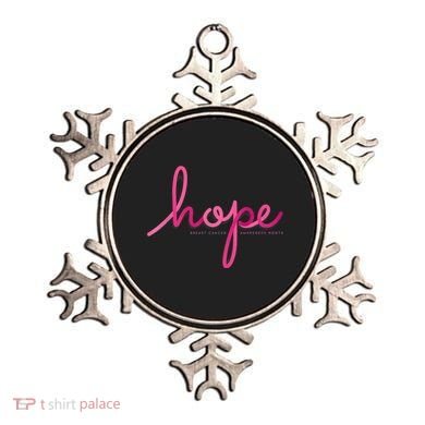 There is Hope for Breast Cancer Awareness Month Ornament