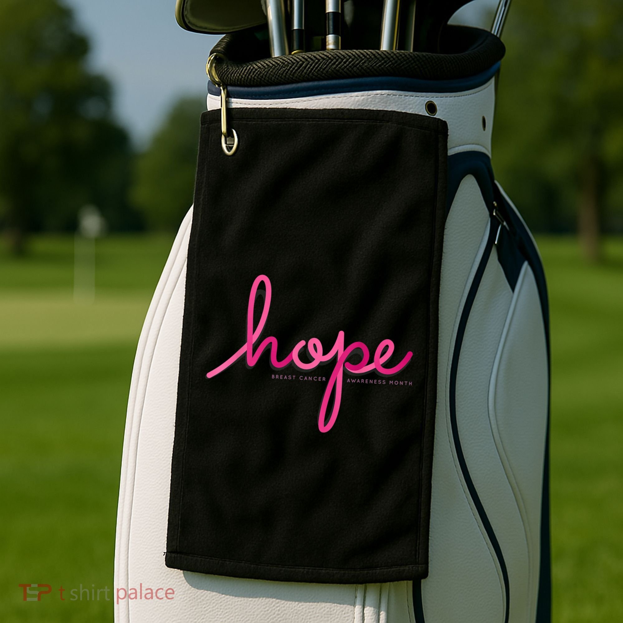 There is Hope for Breast Cancer Awareness Month Golf Towel