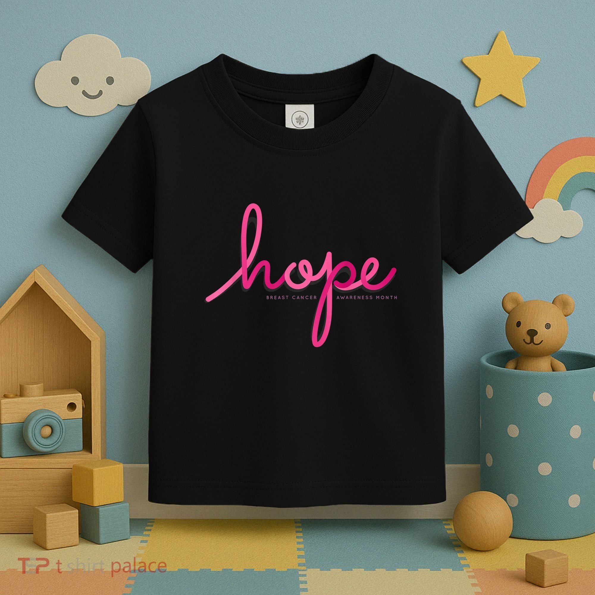 There is Hope for Breast Cancer Awareness Month Toddler T-Shirt