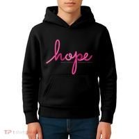 There is Hope for Breast Cancer Awareness Month Kids Hoodie thumb 4