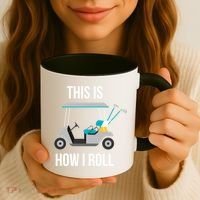 This Is How I Roll Cute Gift Golf Cool Gift Coffee Mug thumb 3