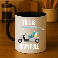 This Is How I Roll Cute Gift Golf Cool Gift Coffee Mug thumb 4