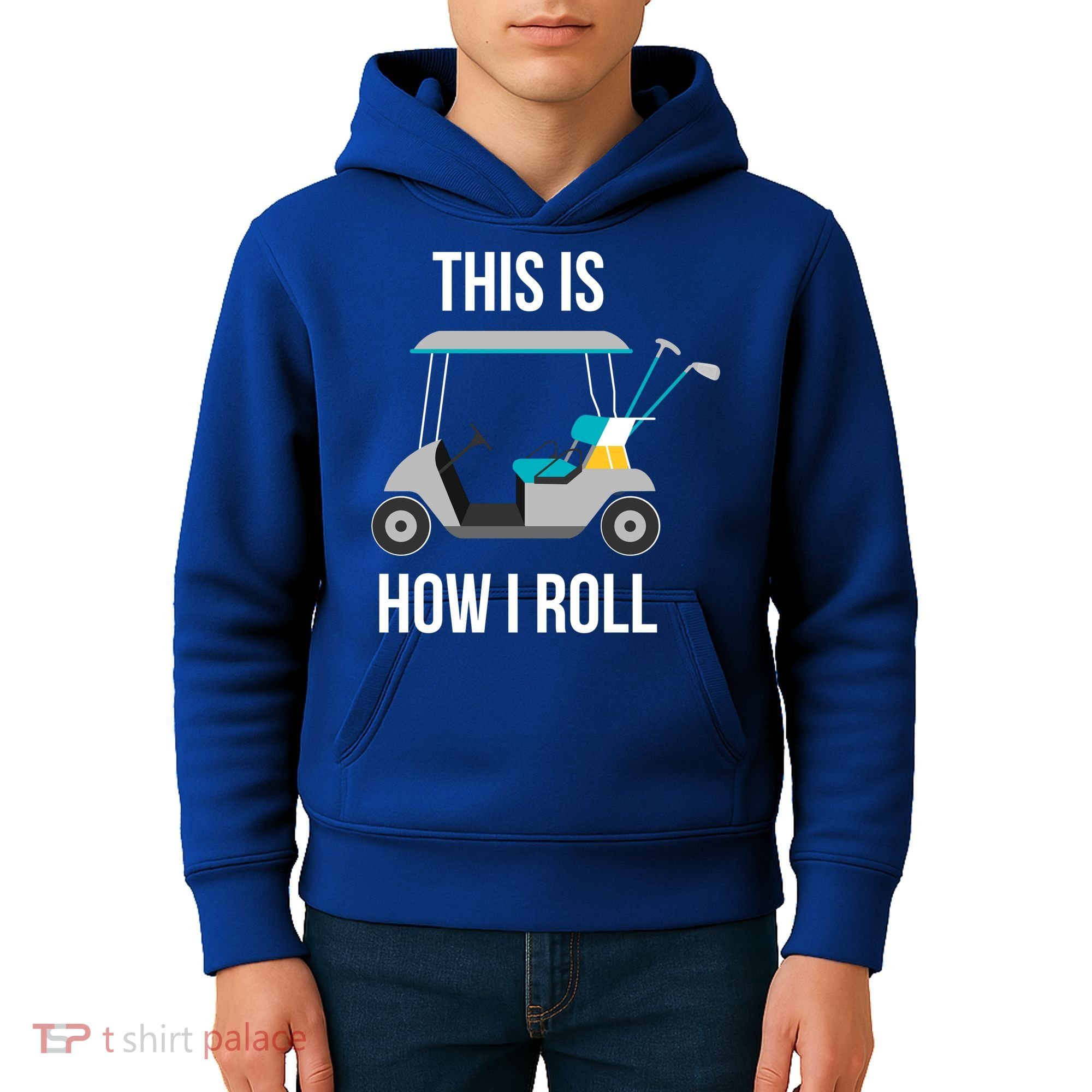 This Is How I Roll Cute Gift Golf Cool Gift Kids Hoodie