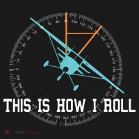 This Is How We Roll Pilot Shirts Funny Airplane Aircraft Tees Women's Hoodie thumb 2
