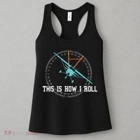 This Is How We Roll Pilot Shirts Funny Airplane Aircraft Tees Women's Tank Top thumb 3