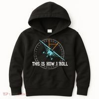 This Is How We Roll Pilot Shirts Funny Airplane Aircraft Tees Kids Hoodie thumb 0