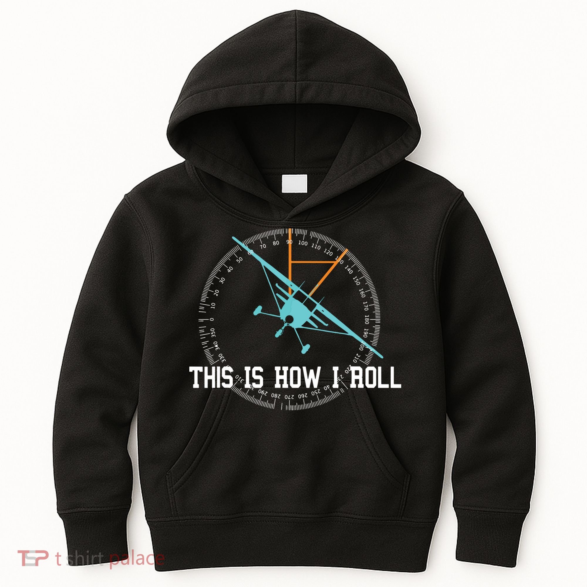 This Is How We Roll Pilot Shirts Funny Airplane Aircraft Tees Kids Hoodie