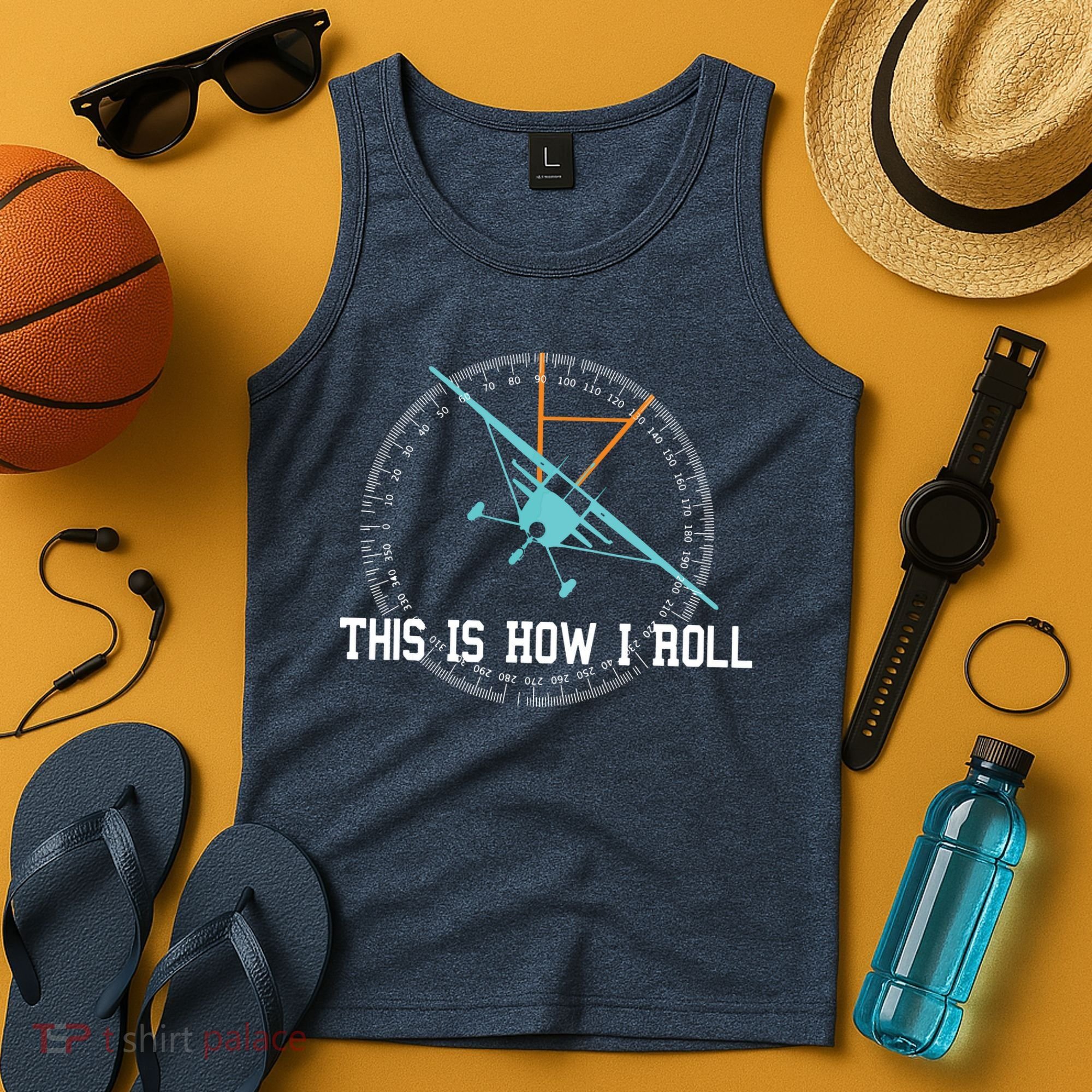 This Is How We Roll Pilot Shirts Funny Airplane Aircraft Tees Tank Top