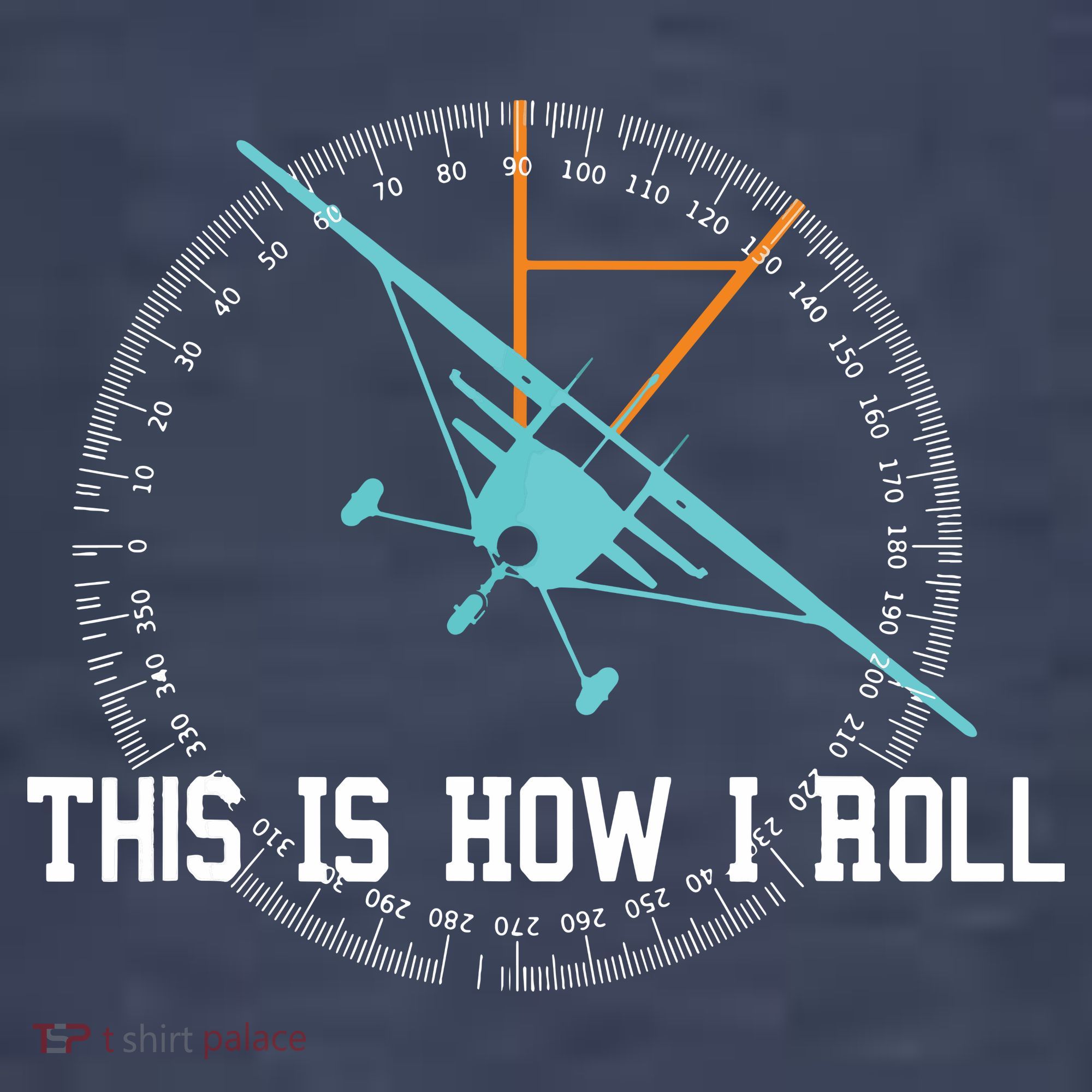 This Is How We Roll Pilot Shirts Funny Airplane Aircraft Tees Kids T-Shirt