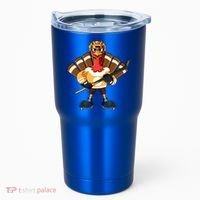 Thanksgiving Ice Hockey Gobble Player Turkey Skater Gift Great Gift Tumbler thumb 0