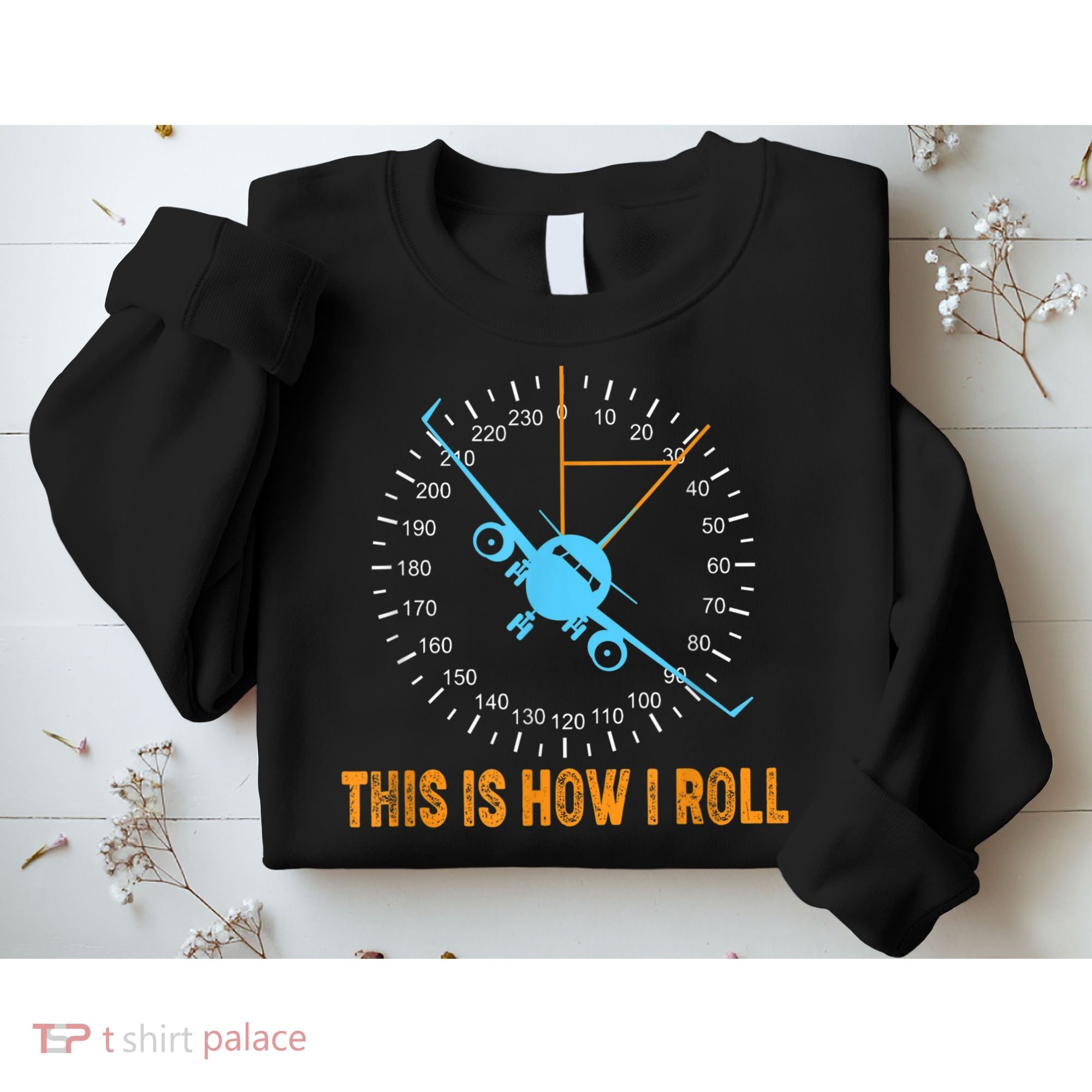 This Is How I Roll Airplane Pilo Aviation Sweatshirt