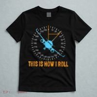 This Is How I Roll Airplane Pilo Aviation T-Shirt thumb 5