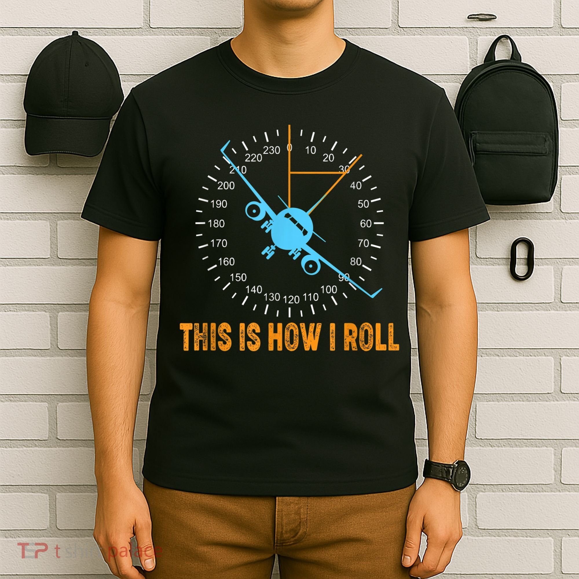 This Is How I Roll Airplane Pilo Aviation T-Shirt